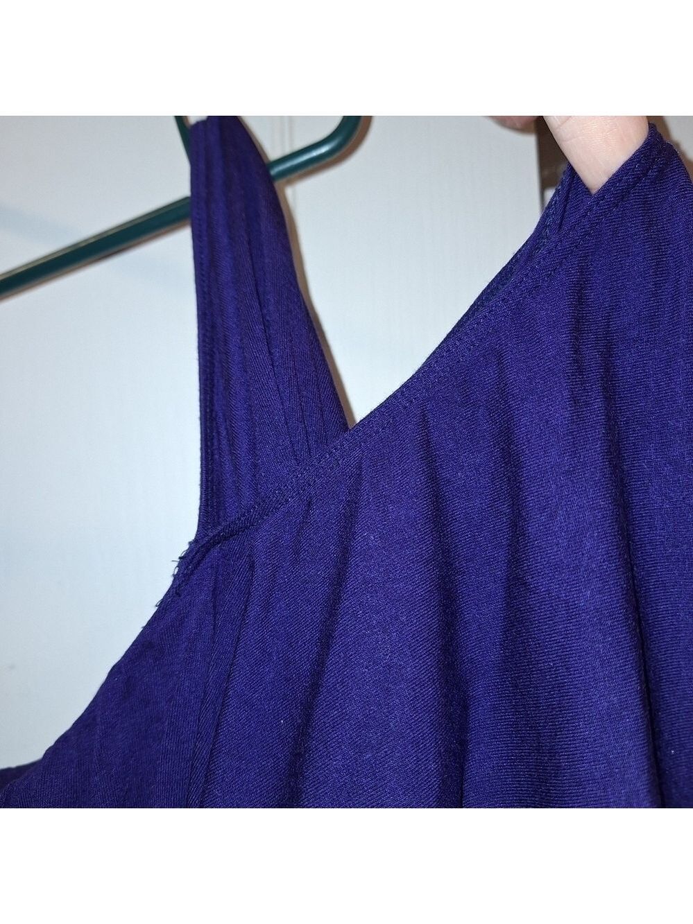 Kiyonna Blue Plus Size Flowy Top Women's - Picture 4 of 7